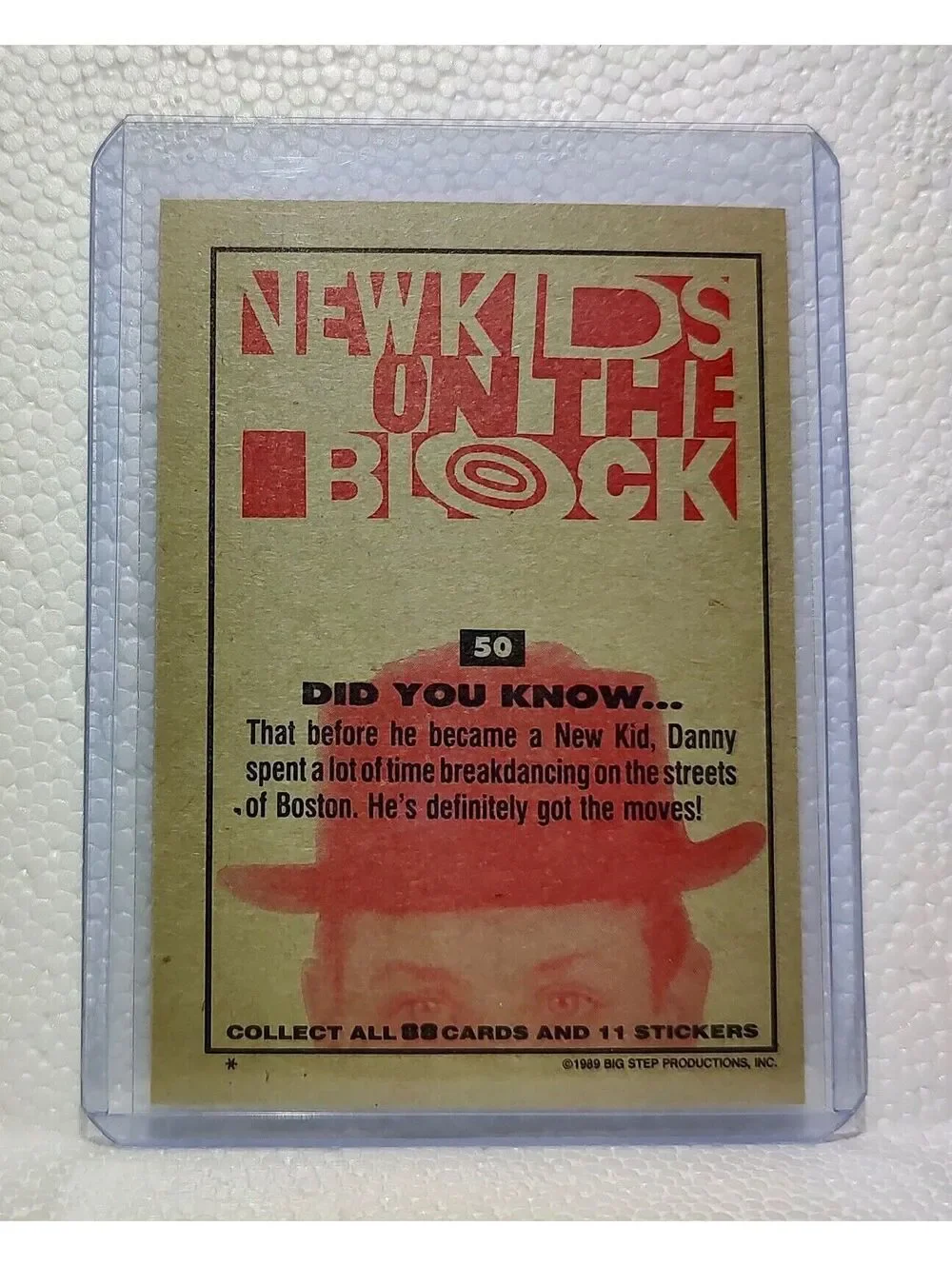 Did You Know 1989 New Kids on the Block #50 Trading Card